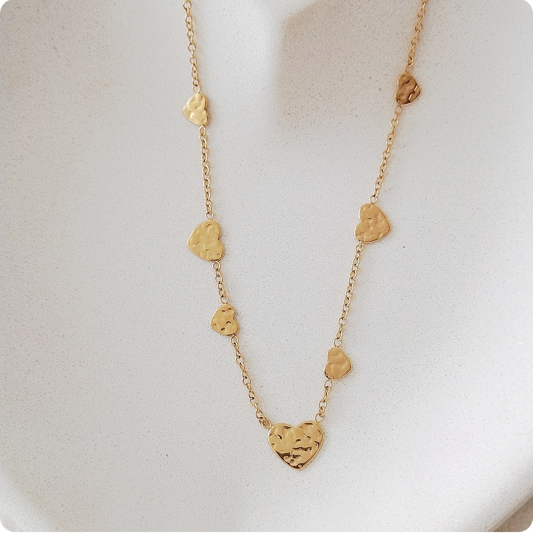 Collier cœurs