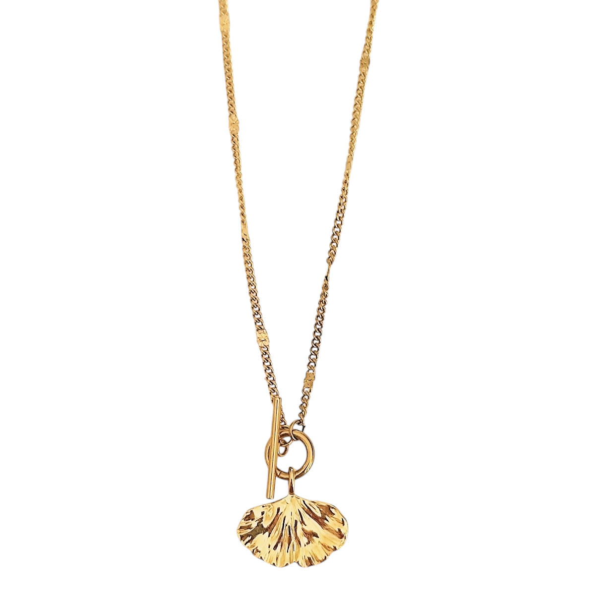 Collier feuille ginseng