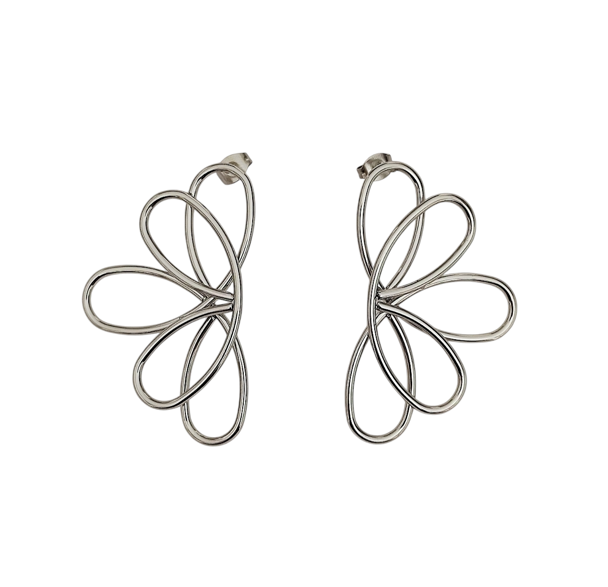 Boucles d'oreilles éventail