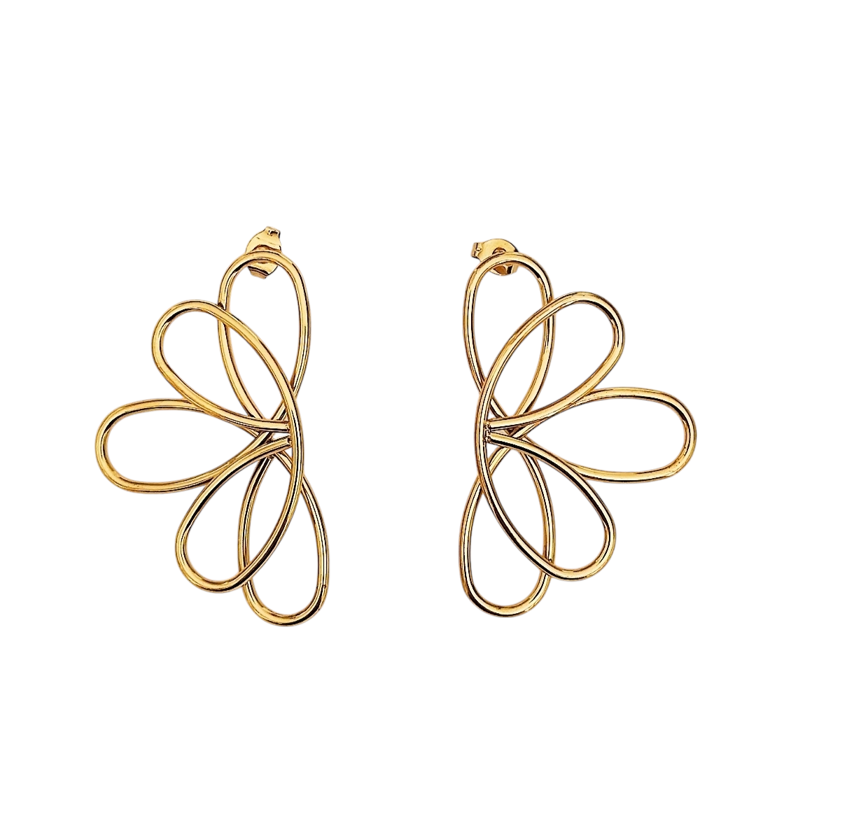 Boucles d'oreilles éventail