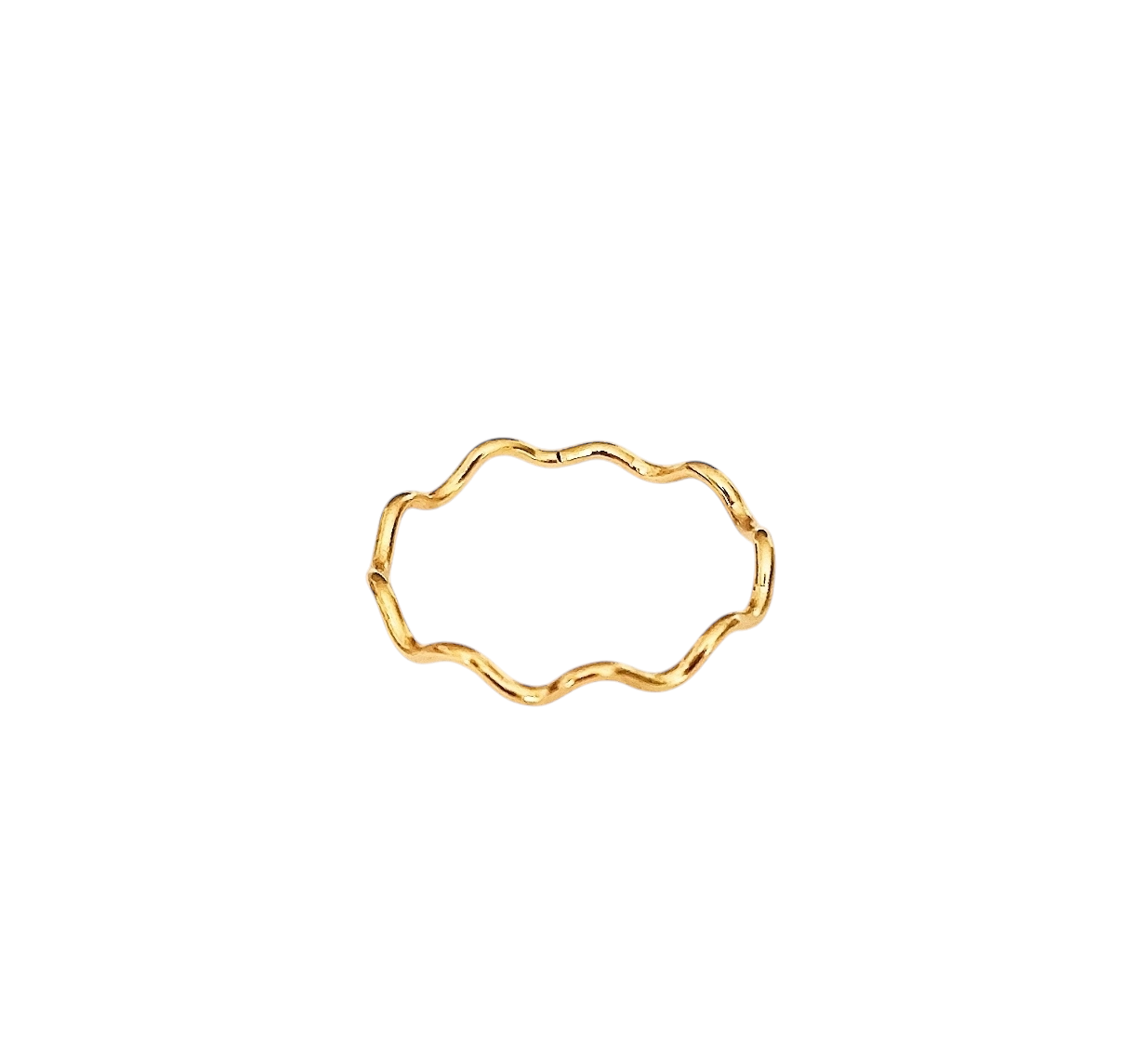 Bague ondulé fine