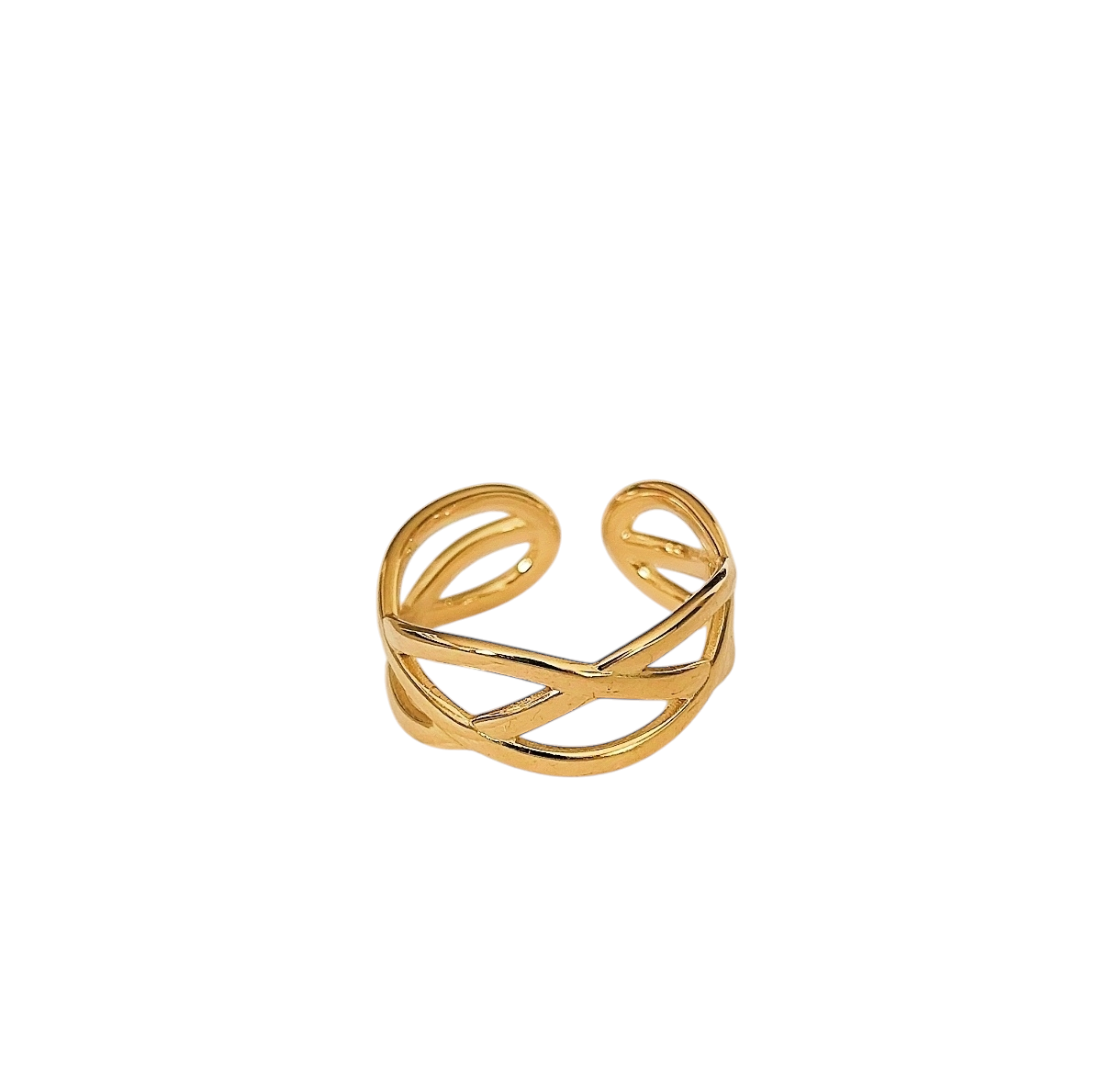 Bague croisée