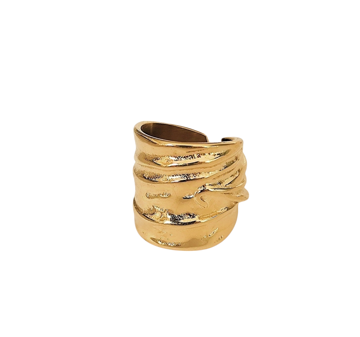 Bague avec relief