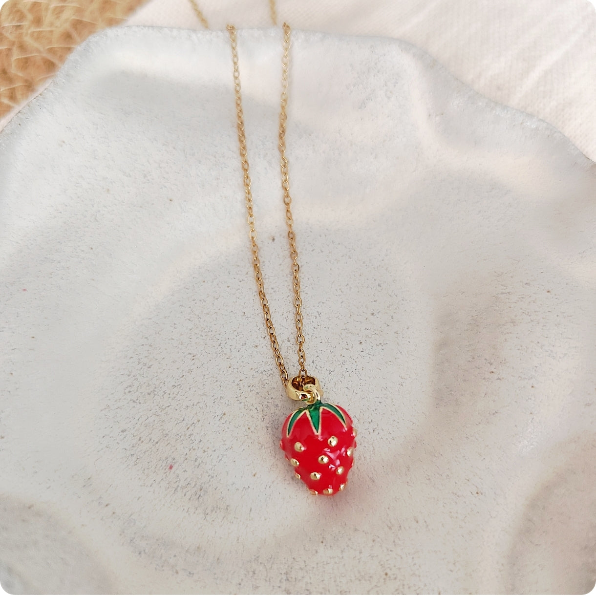 Collier fraise