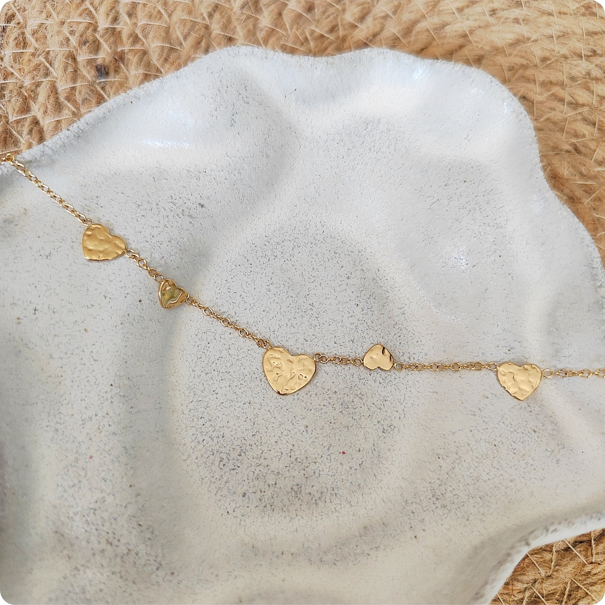 Collier cœurs