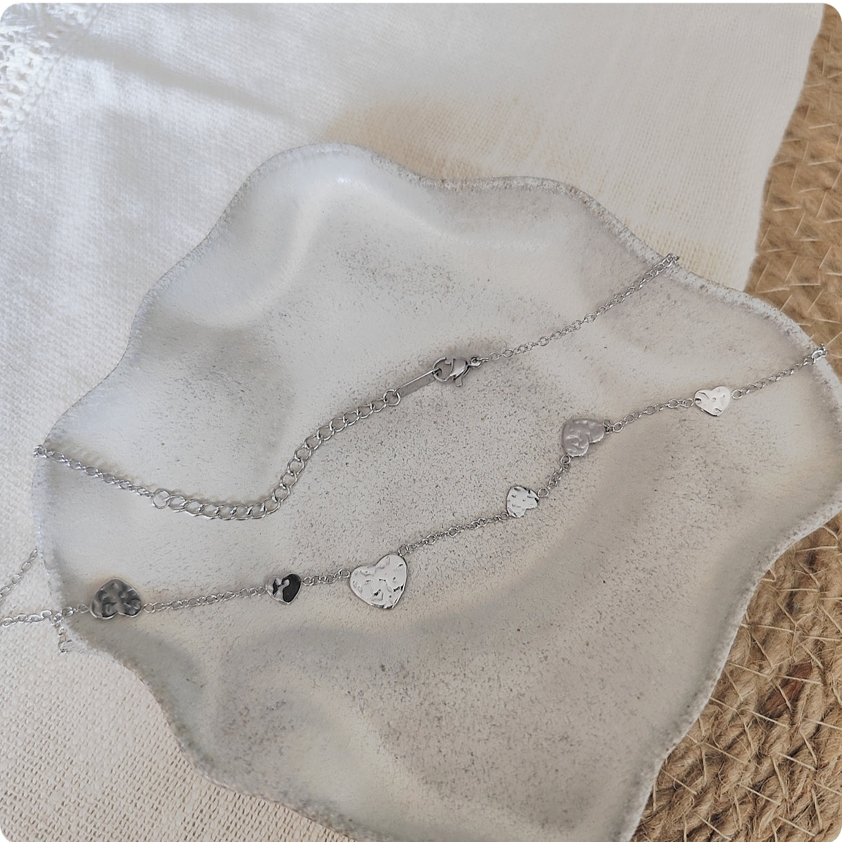 Collier cœurs