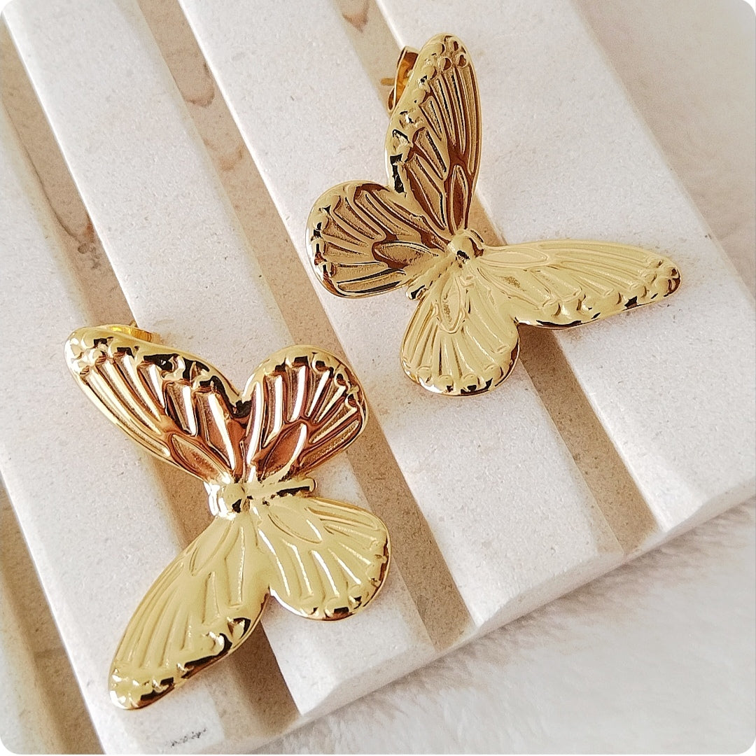 Boucles d'oreilles papillon