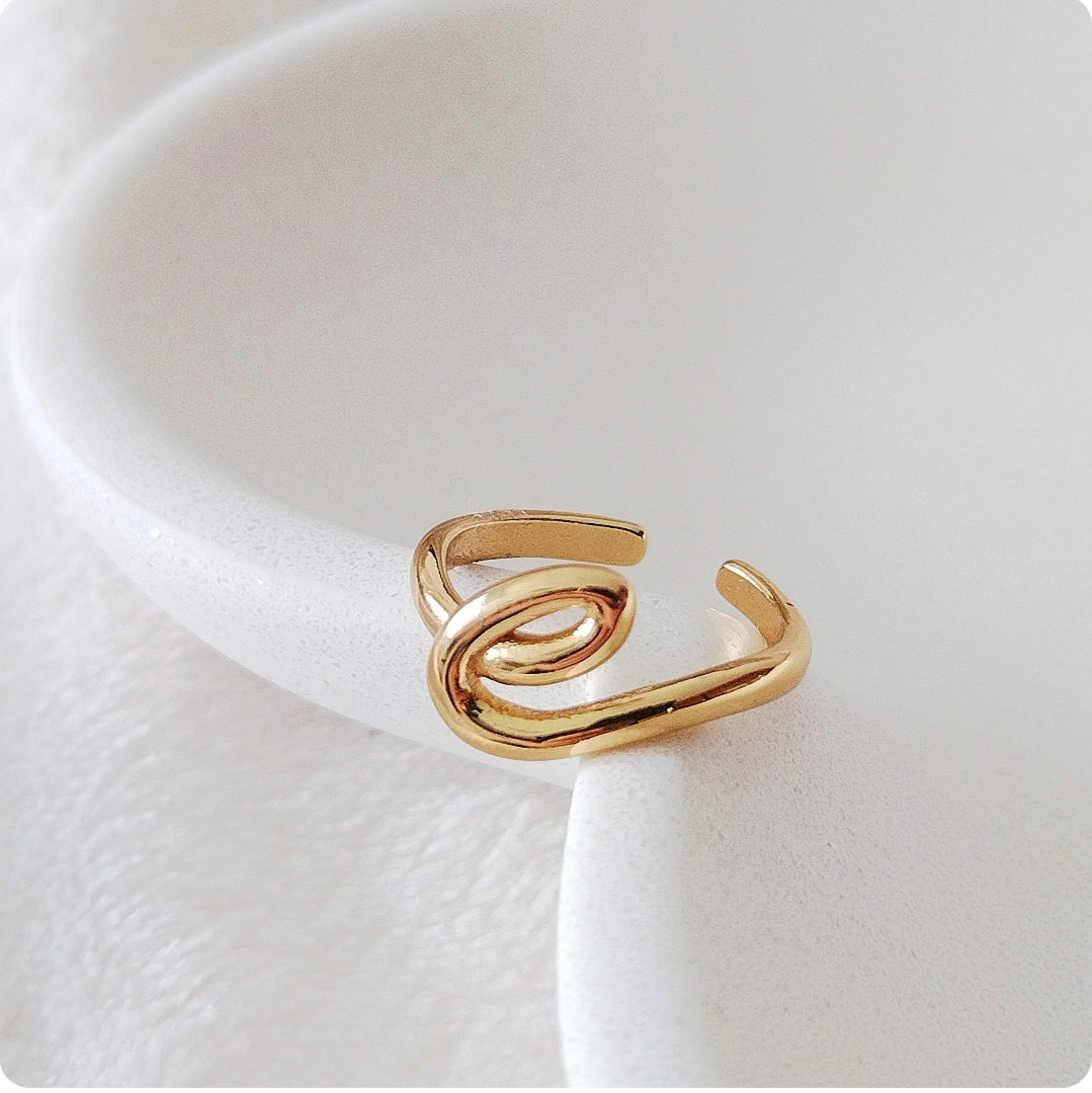 Bague Boucle surélevé