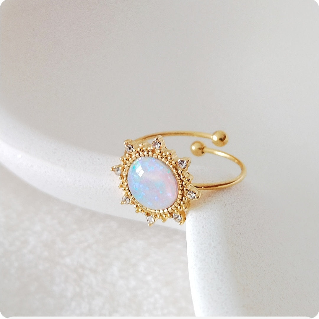 Bague soleil irisé