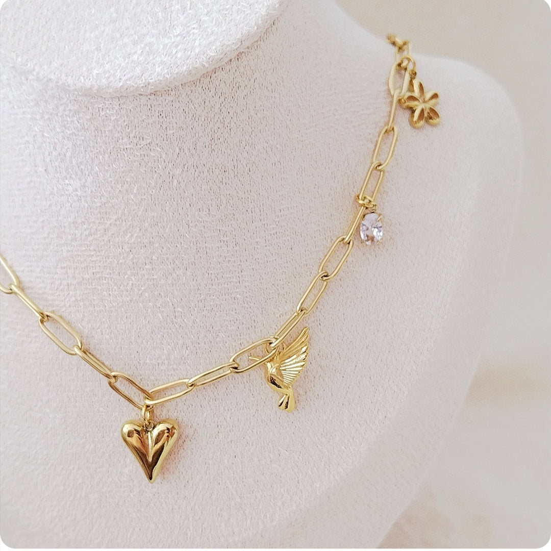 Collier Lucky colibri