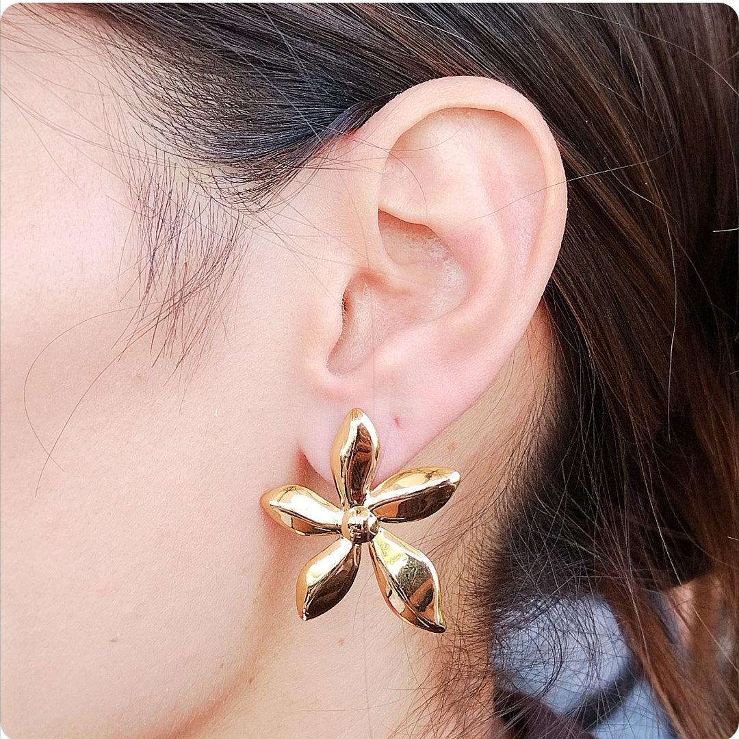 Boucles d'oreilles Fleur