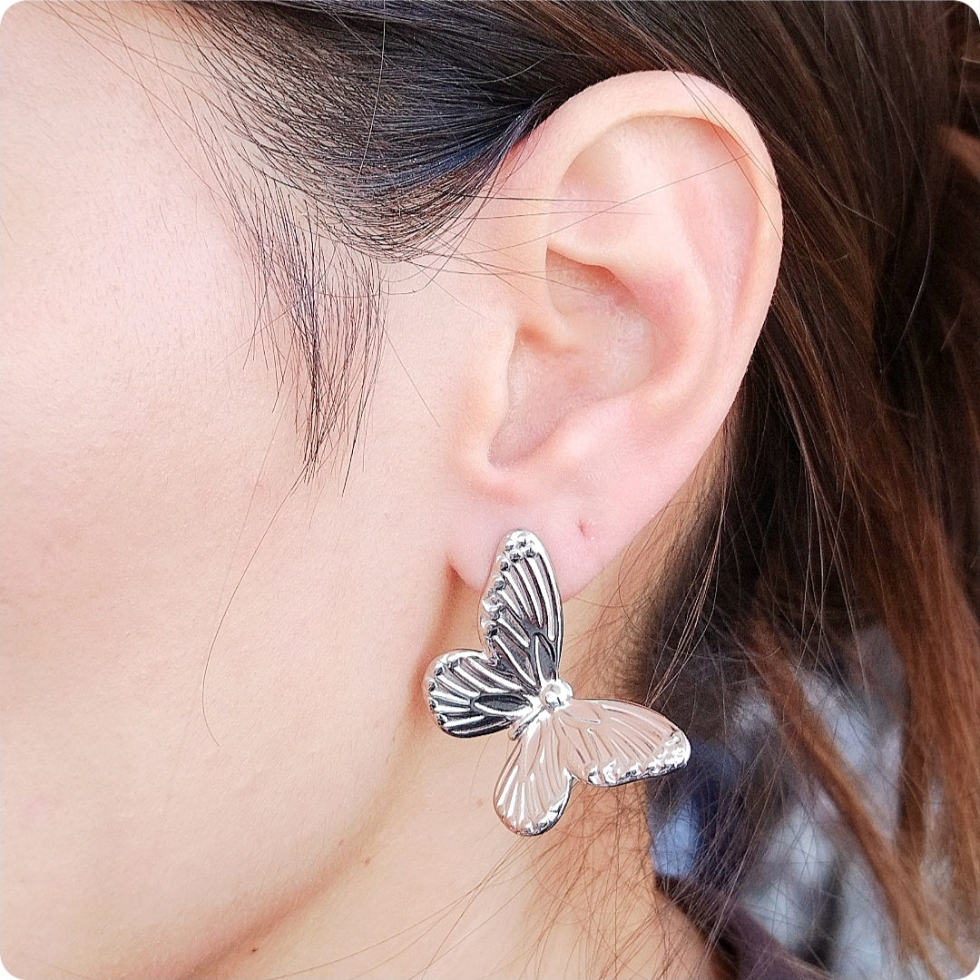 Boucles d'oreilles papillon