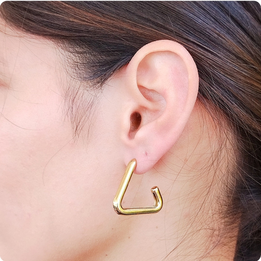 Boucles d'oreilles Triangle ouvert