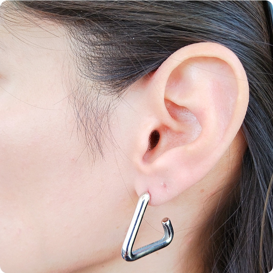 Boucles d'oreilles Triangle ouvert