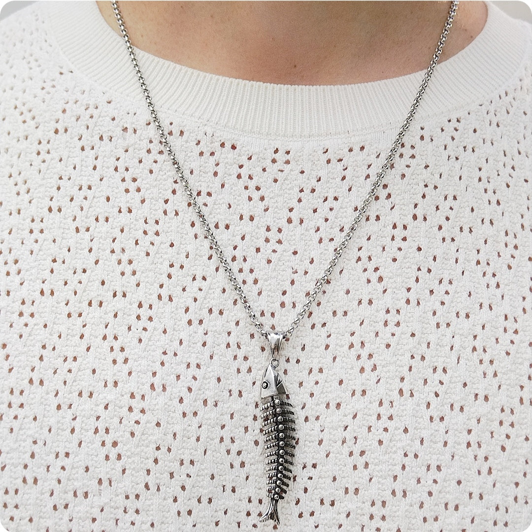 Collier arêtes de poisson