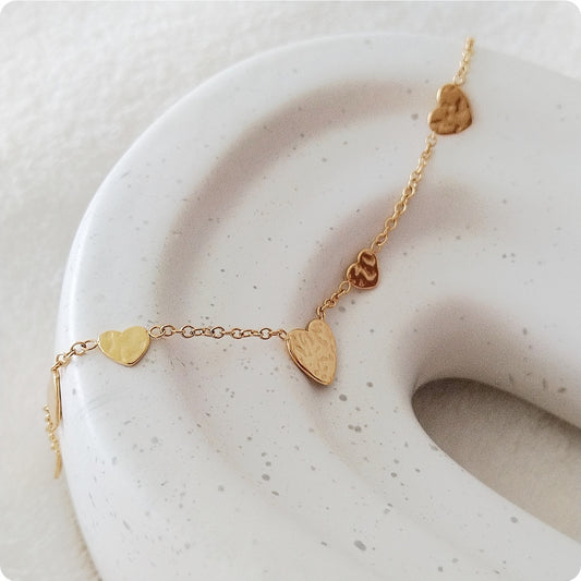 Collier cœurs