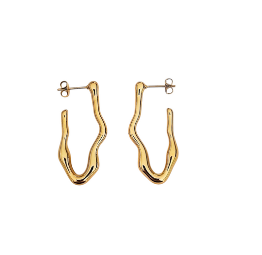 Boucles d'oreilles fondues