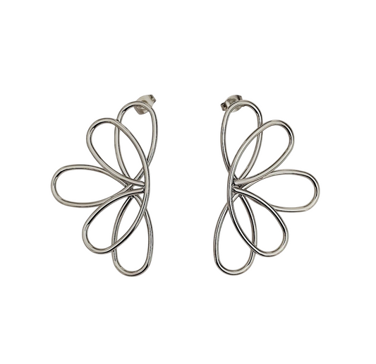 Boucles d'oreilles éventail