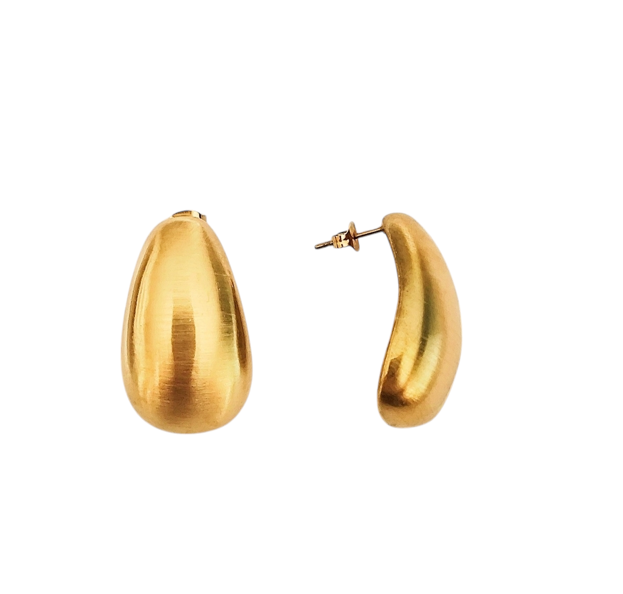Boucles d'oreilles gouttes mattes