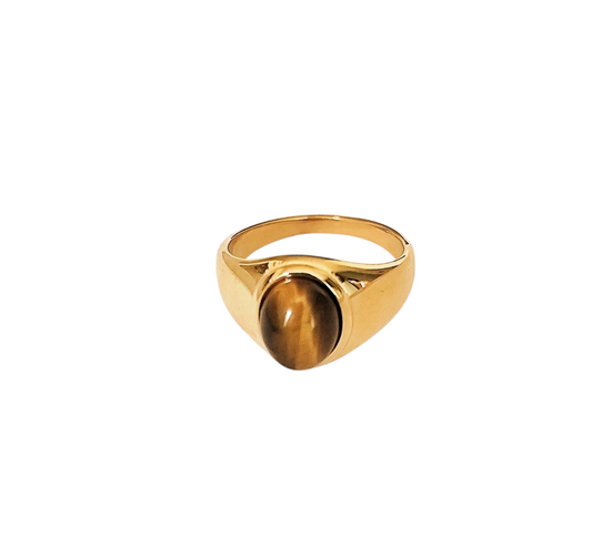 Bague œil de tigre