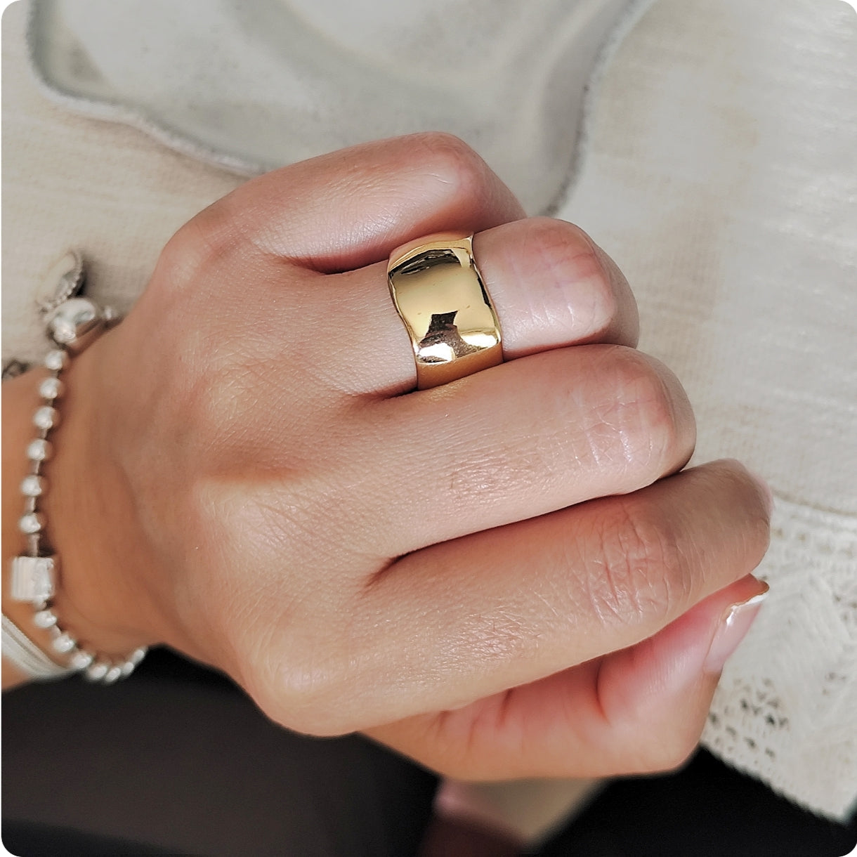 Bague épaisse