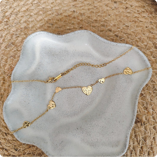 Collier cœurs
