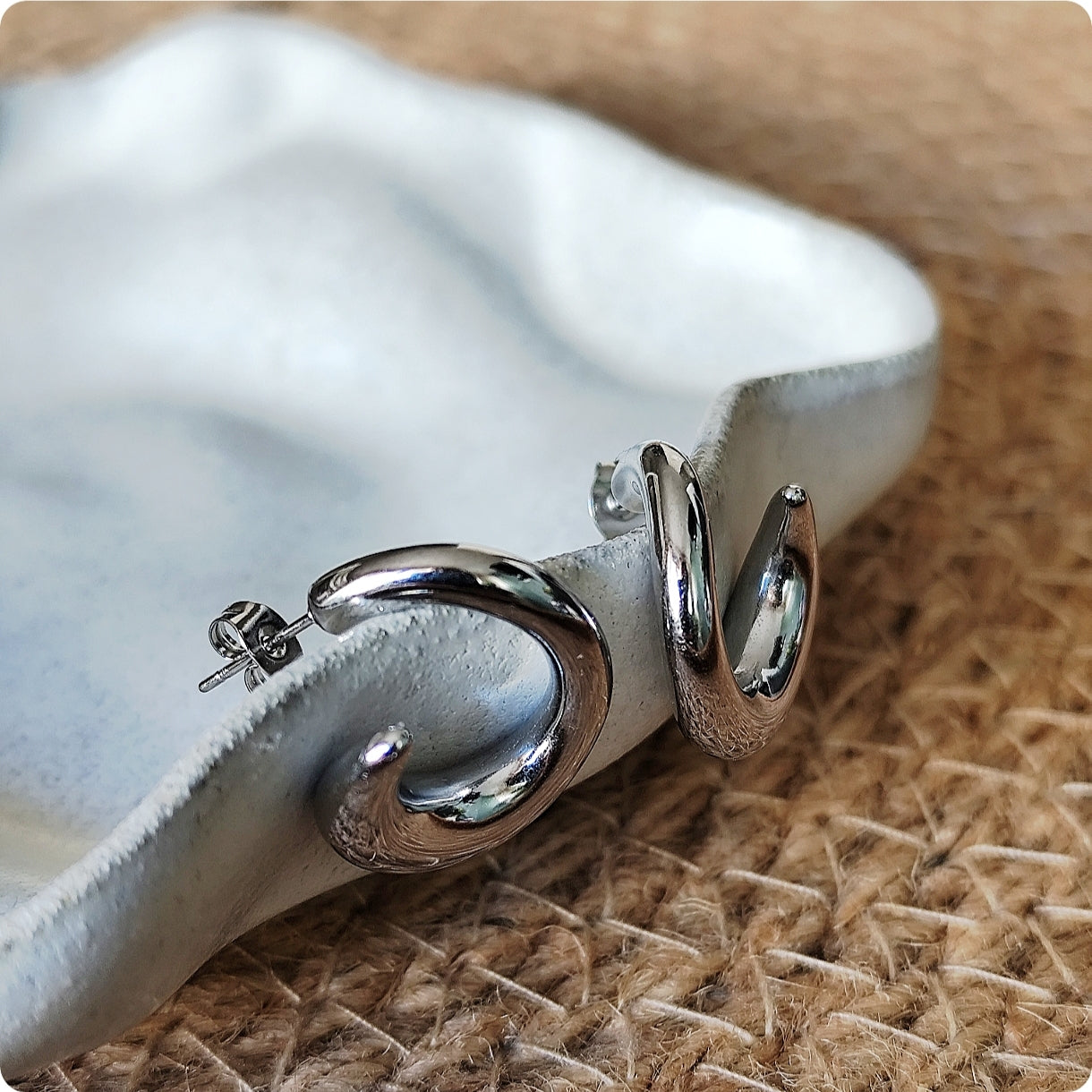 Boucles d'oreilles spirales