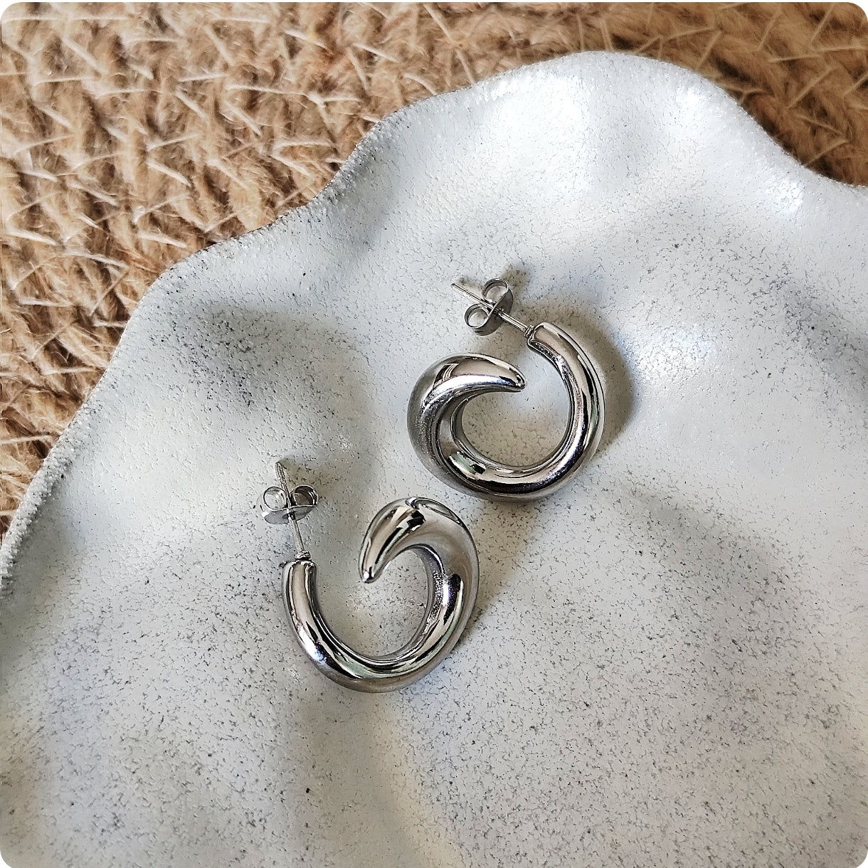 Boucles d'oreilles spirales