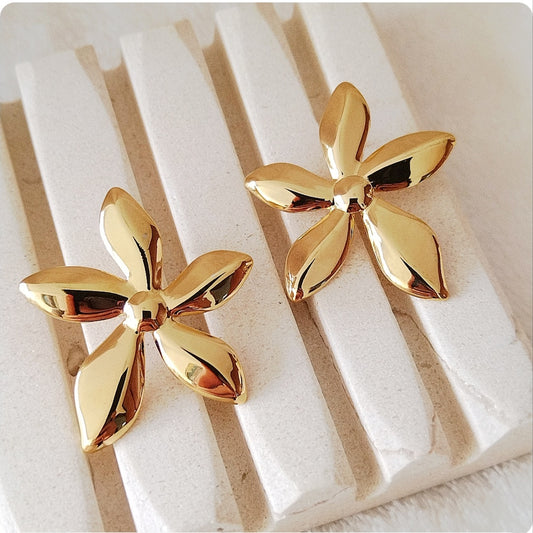 Boucles d'oreilles Fleur