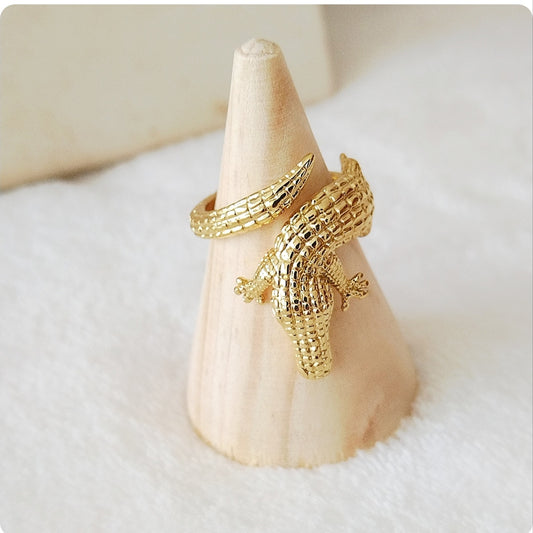 Bague crocodile