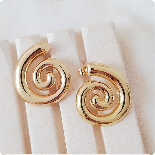 Boucles d'oreilles escargot