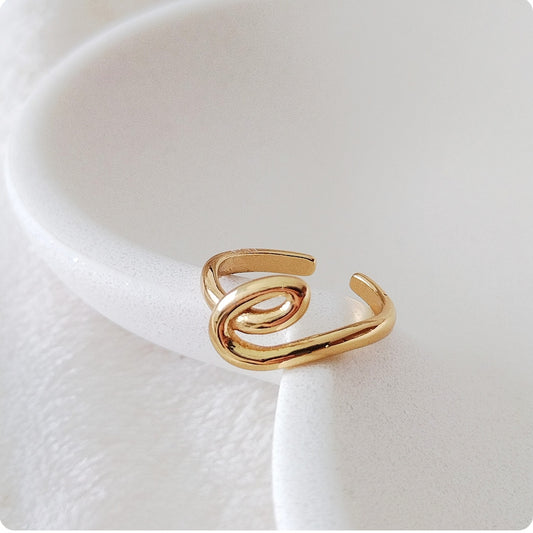 Bague Boucle surélevé