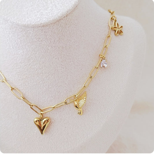 Collier Lucky colibri