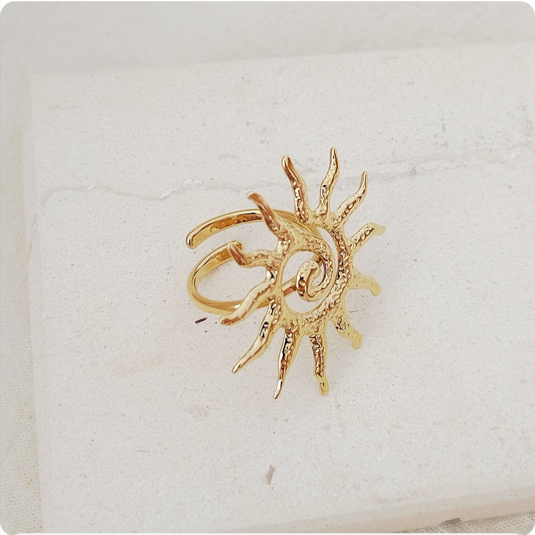 Bague grand soleil