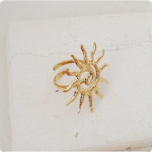 Bague grand soleil