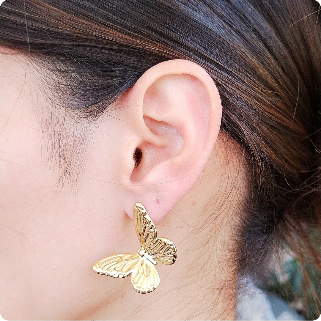 Boucles d'oreilles papillon
