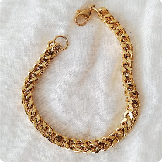 Bracelet cube tressé