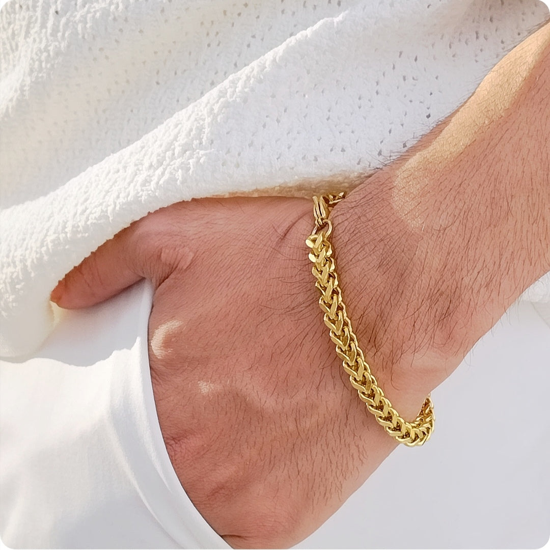 Bracelet cube tressé