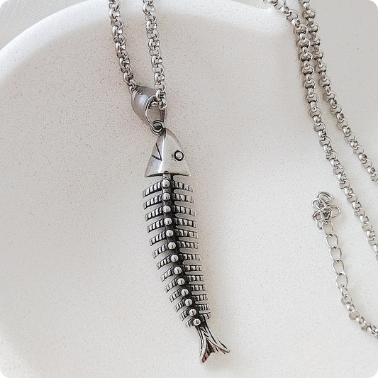 Collier arêtes de poisson